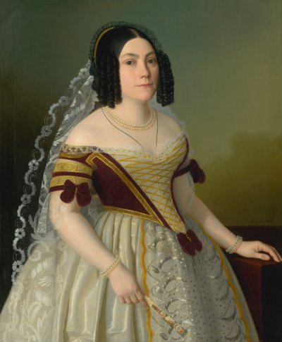 Retrato de Piroška Radvanská de Jozef Božetech Klemens